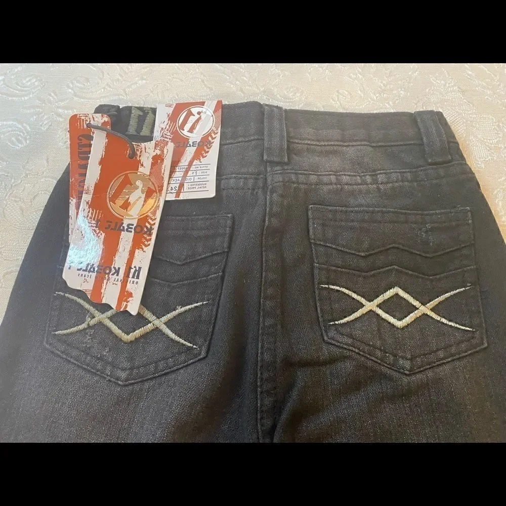 💥K1 Kobale 1 Boys Straight Cut Denim  Jeans 5